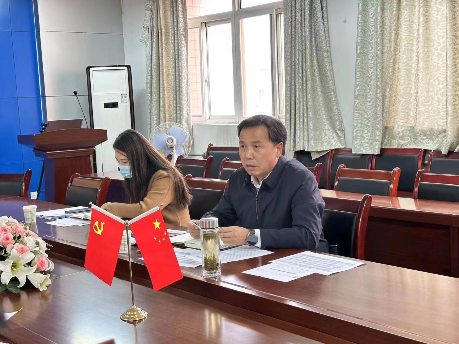 校党委副书记陈春林到ok1122诸侯快讯调研指导学生工作